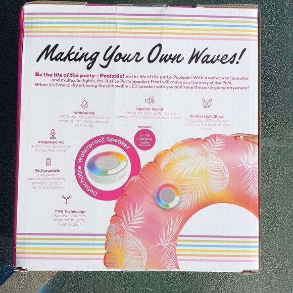 Party Tube Float With Water Proof Speaker - Picture 4 of 6